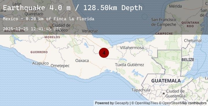 Map of VERACRUZ, MEXICO