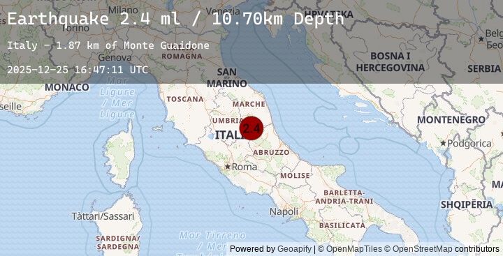 Map of CENTRAL ITALY