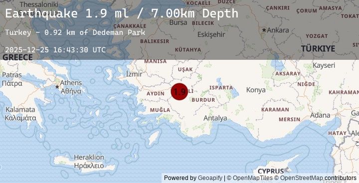 Map of WESTERN TURKEY