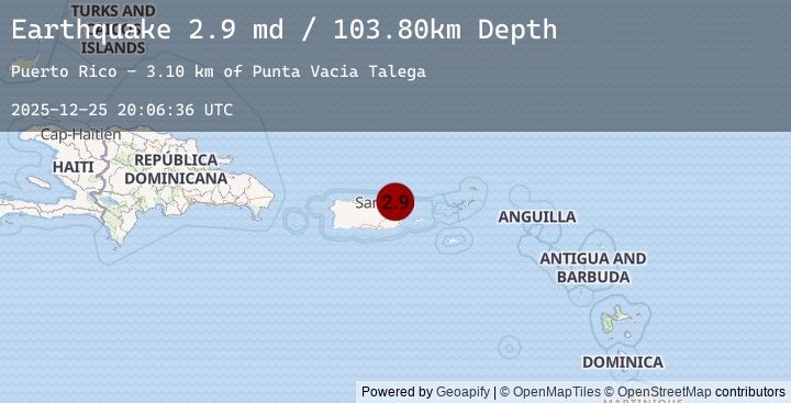 Map of PUERTO RICO REGION