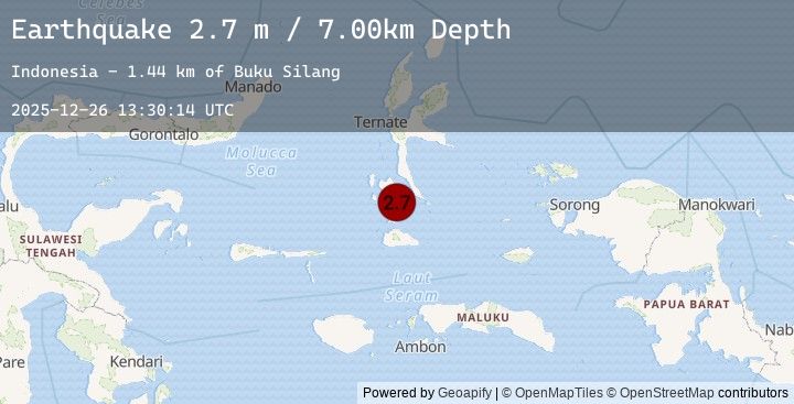 Map of HALMAHERA, INDONESIA
