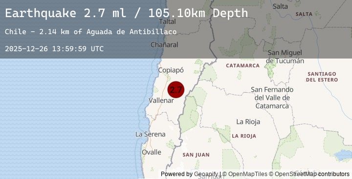 Map of ATACAMA, CHILE