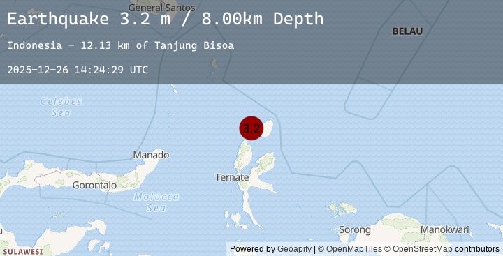 Map of HALMAHERA, INDONESIA