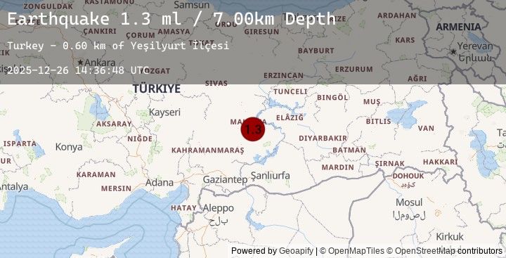 Map of EASTERN TURKEY