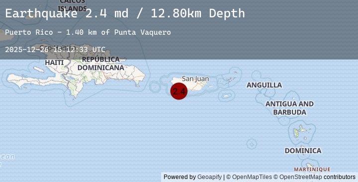 Map of PUERTO RICO REGION