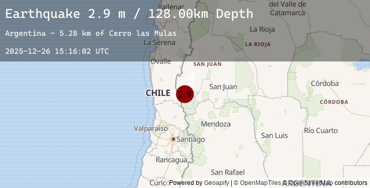 Map of SAN JUAN, ARGENTINA