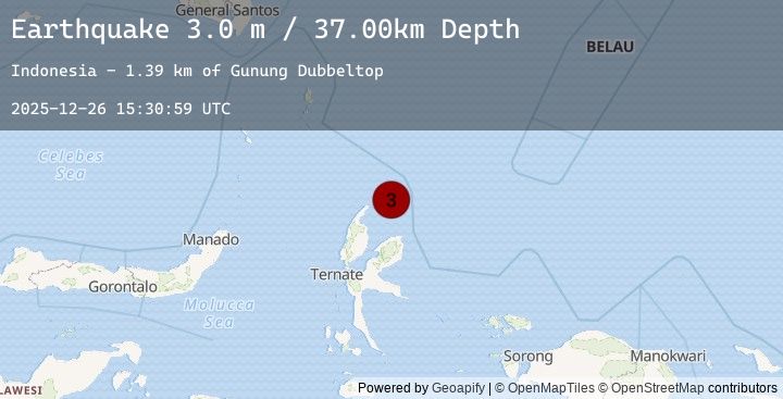 Map of HALMAHERA, INDONESIA