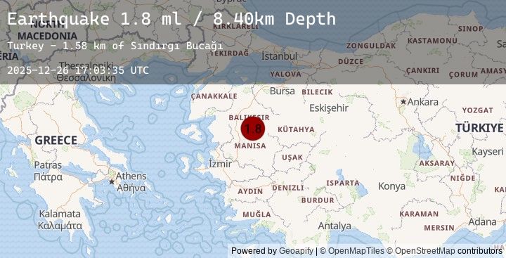 Map of WESTERN TURKEY