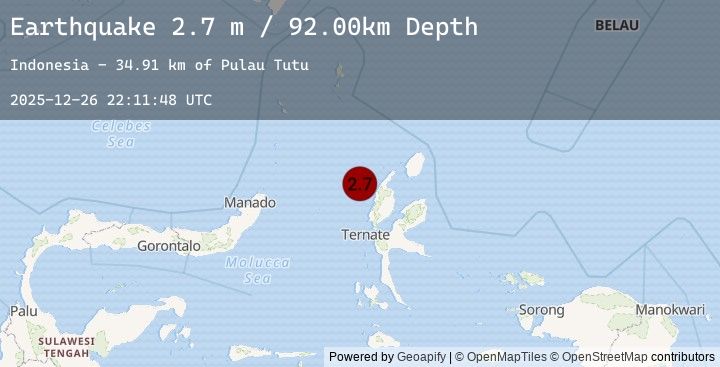 Map of HALMAHERA, INDONESIA