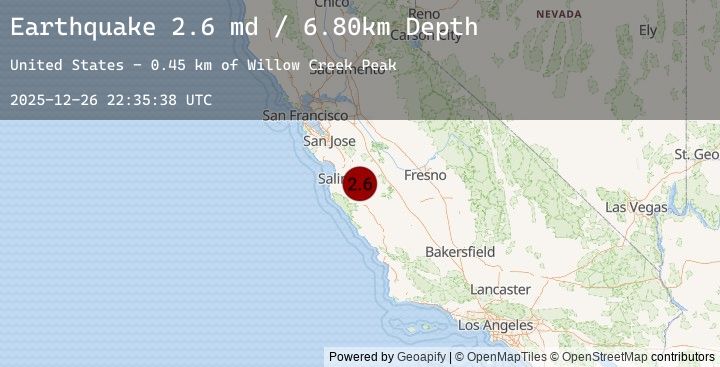 Map of CENTRAL CALIFORNIA