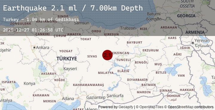 Map of EASTERN TURKEY