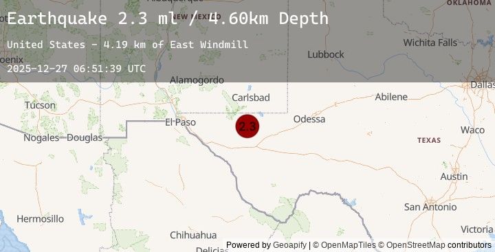Map of WESTERN TEXAS
