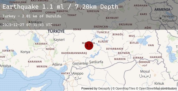 Map of EASTERN TURKEY