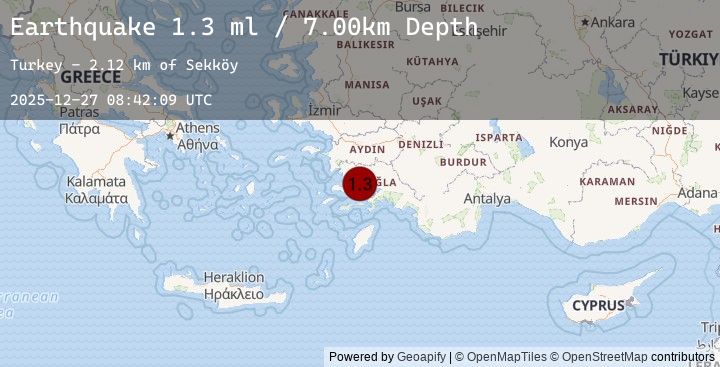 Map of WESTERN TURKEY