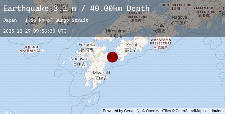 Map of SHIKOKU, JAPAN