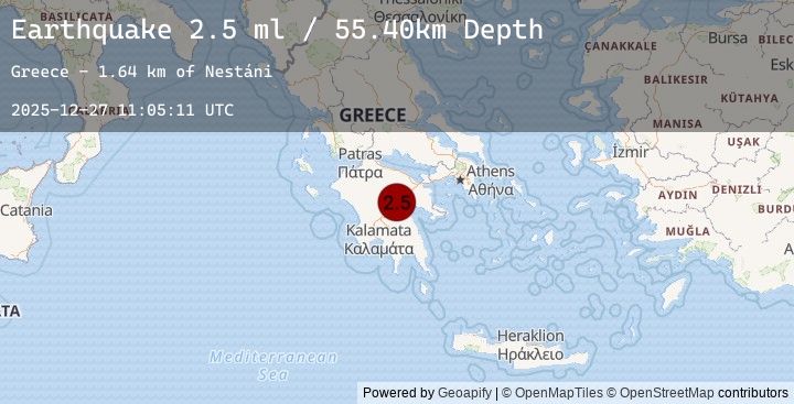 Map of SOUTHERN GREECE