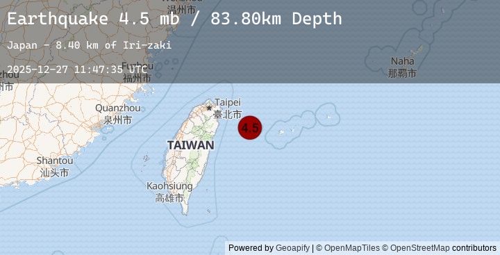 Map of TAIWAN REGION
