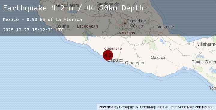 Map of GUERRERO, MEXICO