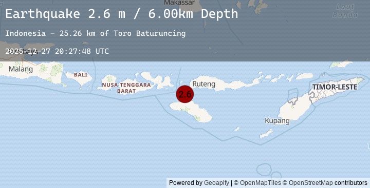 Map of SUMBA REGION, INDONESIA