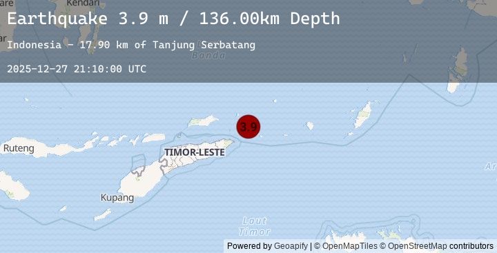 Map of KEPULAUAN BARAT DAYA, INDONESIA