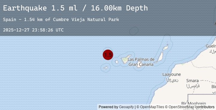 Map of CANARY ISLANDS, SPAIN REGION