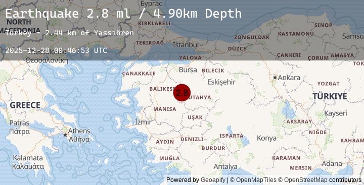 Map of WESTERN TURKEY