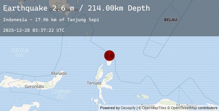 Map of HALMAHERA, INDONESIA