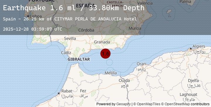 Map of STRAIT OF GIBRALTAR
