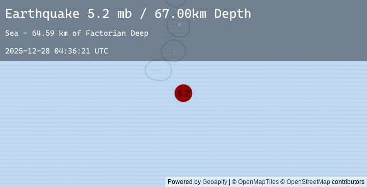 Map of SOUTH SANDWICH ISLANDS REGION