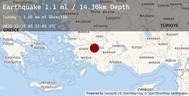 Map of WESTERN TURKEY