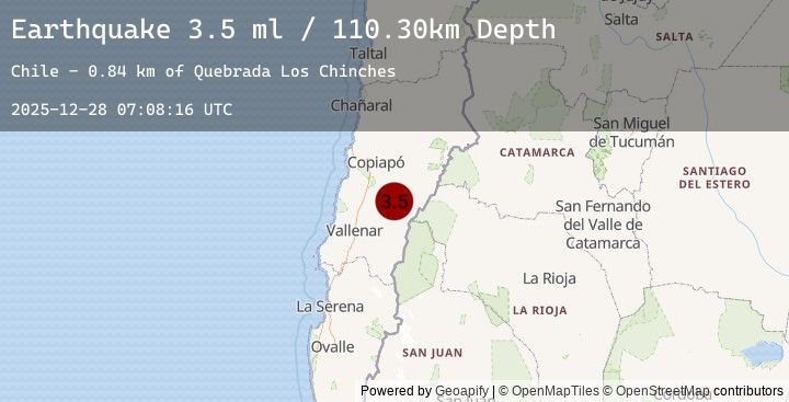 Map of ATACAMA, CHILE