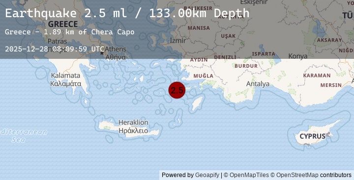 Map of DODECANESE IS.-TURKEY BORDER REG