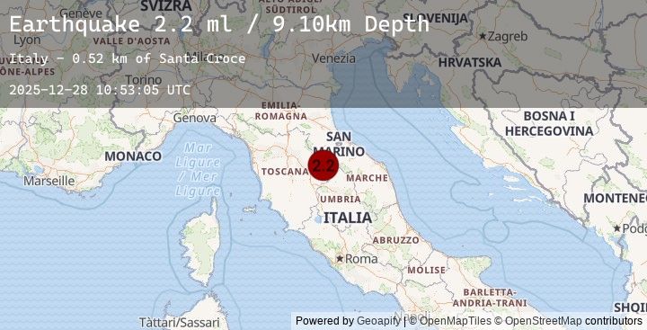 Map of CENTRAL ITALY