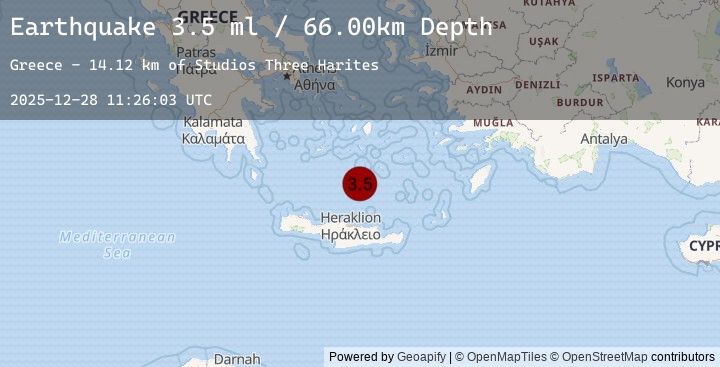 Map of DODECANESE ISLANDS, GREECE