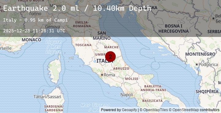 Map of CENTRAL ITALY