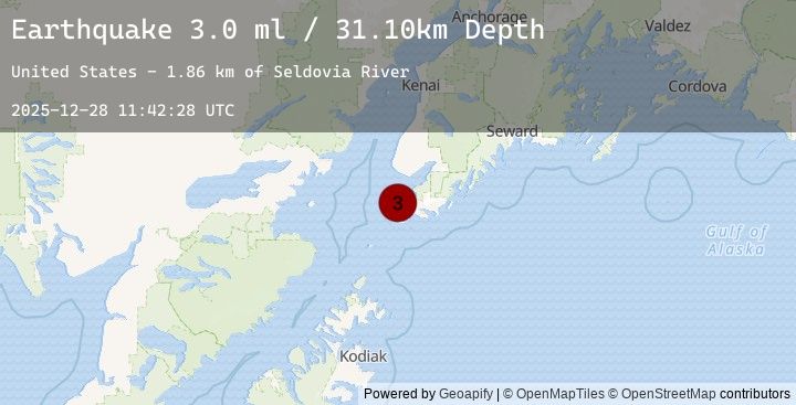 Map of KENAI PENINSULA, ALASKA