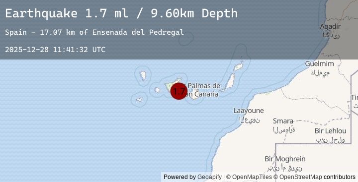 Map of CANARY ISLANDS, SPAIN REGION