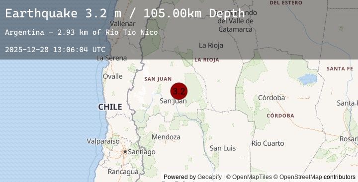 Map of SAN JUAN, ARGENTINA
