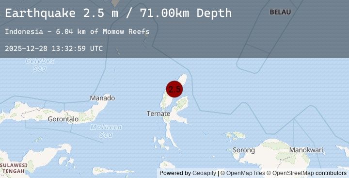 Map of HALMAHERA, INDONESIA