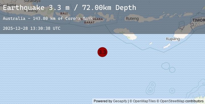 Map of SOUTH OF SUMBAWA, INDONESIA