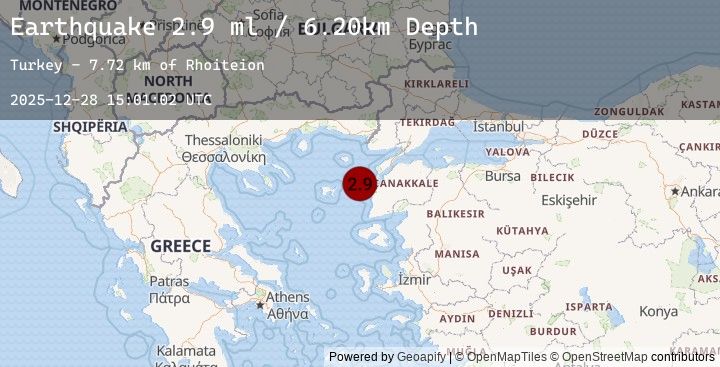 Map of WESTERN TURKEY