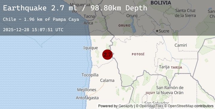 Map of TARAPACA, CHILE
