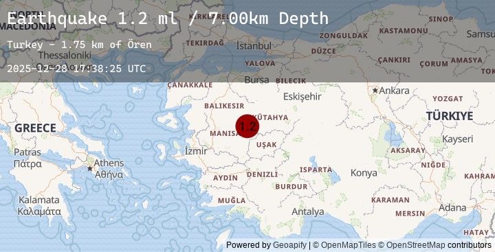 Map of WESTERN TURKEY