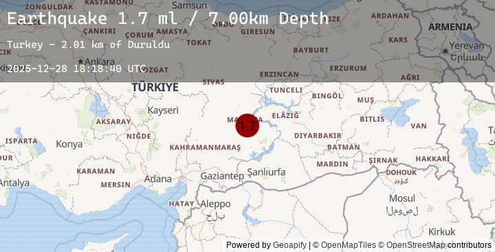 Map of EASTERN TURKEY