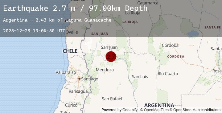 Map of MENDOZA, ARGENTINA