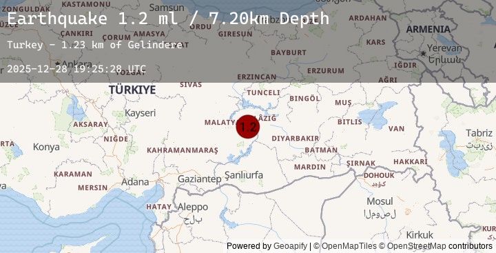 Map of EASTERN TURKEY