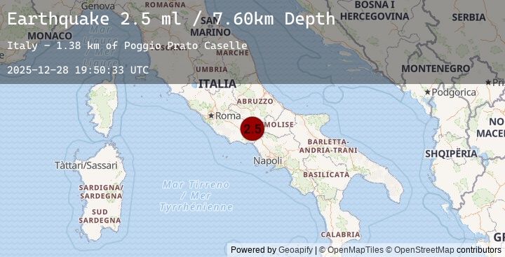 Map of SOUTHERN ITALY