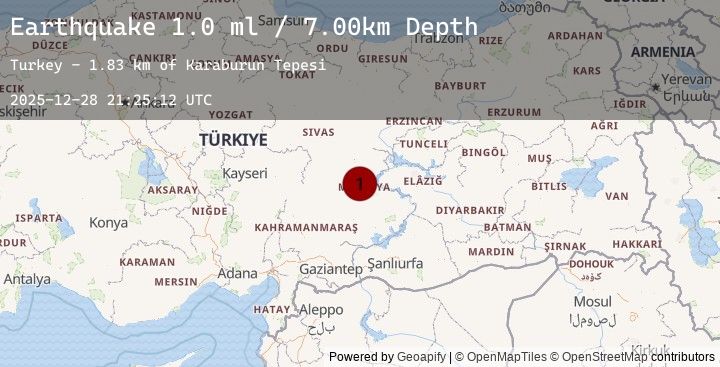 Map of EASTERN TURKEY