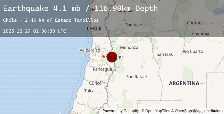 Map of REGION METROPOLITANA, CHILE