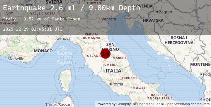 Map of CENTRAL ITALY